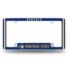Rico Industries NCAA Montana State Bobcats 12" x 6" Chrome Auto Kentekenplaathouder