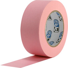 Cinta de Enmascarar de Papel Crepé Colorido ProTapes, 60 yds x 1", Rosa (Pack de 1)