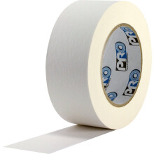 Cinta de Enmascarar de Papel Crepé de Colores ProTapes, 60 yds x 1" Ancho, Blanca (Paquete de 1)