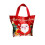 Christmas gift bags snowflake design canvas 10 pcs 2