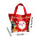 Christmas gift bags snowflake design canvas 10 pcs 3
