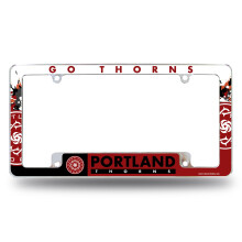 Rico Industries NWSL Portland Thorns 12" x 6" Chroom Autolijstplaat Frame