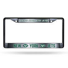 New York Jets Premium Zink Legering NFL Kentekenplatenframe - 2 Bevestigingsschroeven met Team Trots