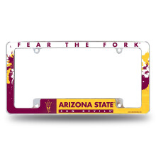 Rico Industries NCAA Arizona State Sun Devils 12" x 6" Chrome Auto Kentekenplaat Frame
