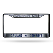 Dallas Cowboys Premium Zwarte Langdurige Zink Legering NFL Kentekenplaat Frame