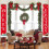Christmas plaid sign set red black 3 pieces 3