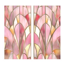 Yesbay stained glass window film privacy sun blocking 1 roll