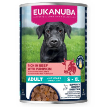 EUKANUBA Life Care Rich in beef and pumpkin - wet dog food - 400g