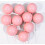Mini rosa ballongkaketoppere 25 stk 3