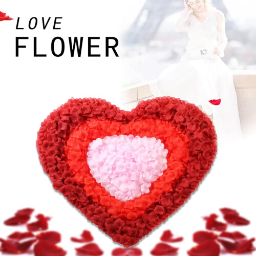 Silk Rose Petals Gold Table Decoration 3000 pcs 1