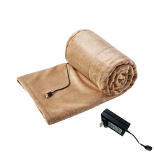 Heated Blanket Flannel Electric 3-Temp Settings 63x33 Inch