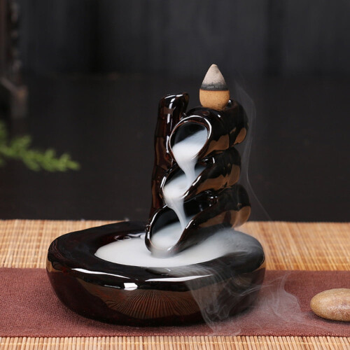 Yoone ceramic backflow incense burner holder 1