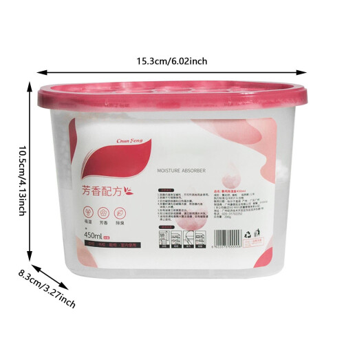 Éliminateur d'odeurs et déshumidificateur 500 ml 450 ml 1