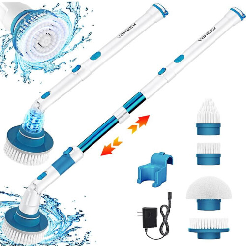 Brosse électrique rotative Voweek avec 4 têtes de brosse 1