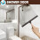 YZhouD matte black shower squeegee 10 inch 4