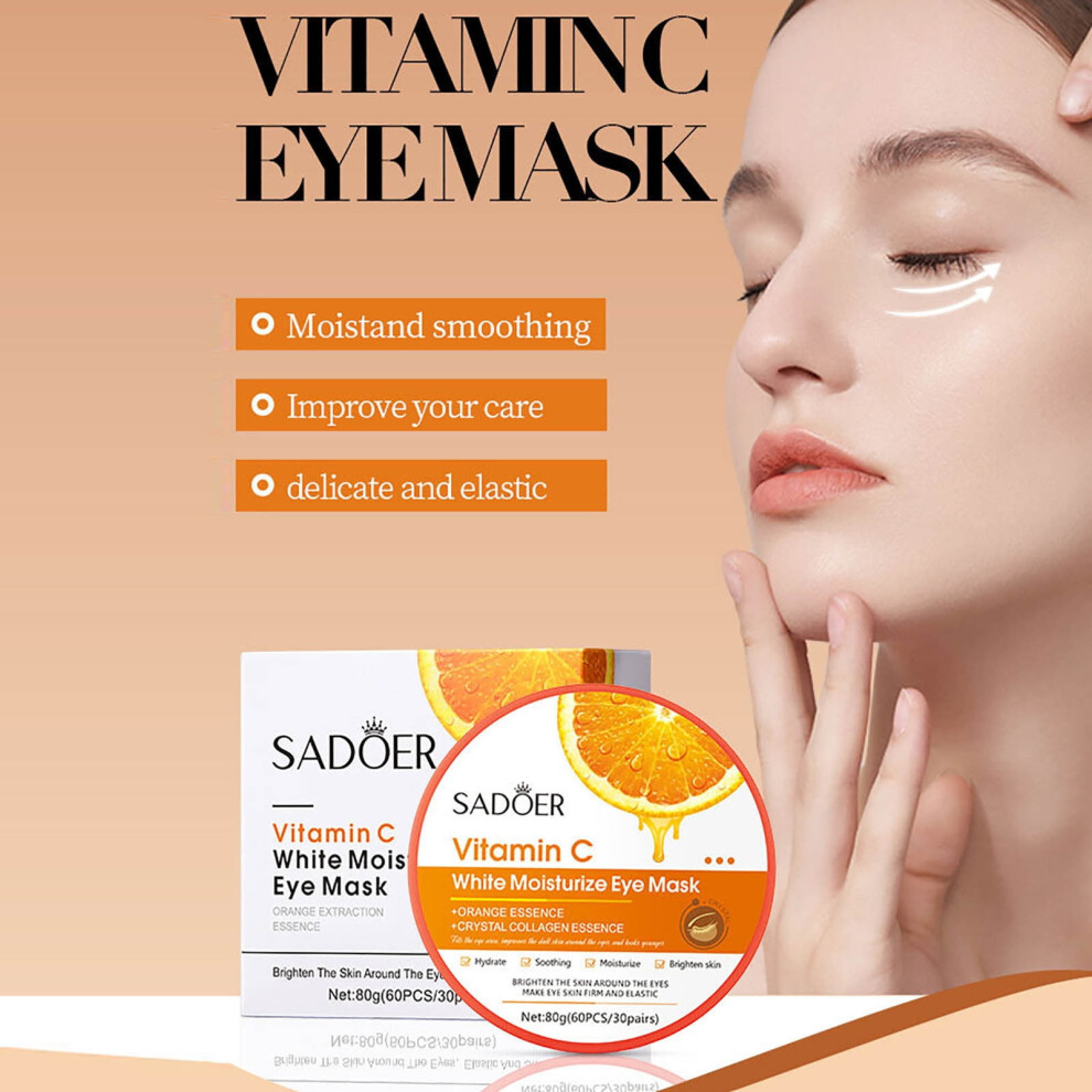 Ycandiee under eye patches with hyaluronic acid 60 pcs
