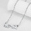 Locket Necklace with Photos and Initial Charm, 1 Piece 3