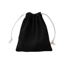 Corduroy Storage Bag with Drawstring Strap for Women