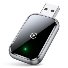 Adaptateur CarPlay sans fil, convertit le CarPlay filaire en CarPlay sans fil, format mini, USB et USB-C, sans délai