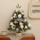 Mini Christmas Tree 17.7 inch Artificial Tabletop Tree with 2