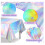Wegwerp plastic tafelkleden met regenboogdesign (2 stuks) 7