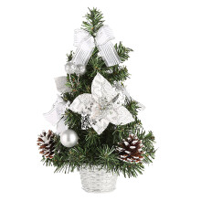 Yesbay Artificial Christmas Tree Silver 3D Small
