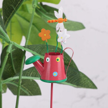 Metal flower pot plug-in for outdoor garden decoration