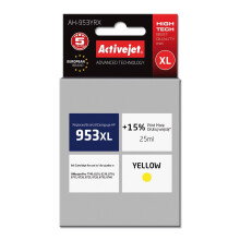 Activejet AH-953YRX ink for HP printer; HP 953XL F6U18AE replacement; Premium; 25 ml; yellow