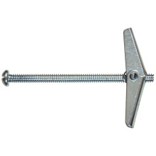 Hillman 5031 Ancrage Ă bascule 1/4" X 4" 90 Lb. Verre, Acier 1 / Carte, 4 pouces, Sans Couleur
