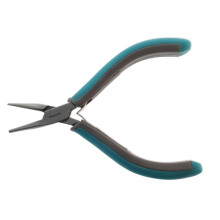 Beadsmith Simply Modern Half Round/Half Concave Pliers, 4.5 Inch (114mm), Stalen Kop en PVC Handvatten