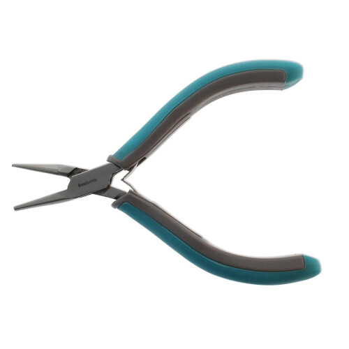 Alicates Beadsmith Simply Modern de Punta Redonda/Concava, 4.5 Pulgadas (114mm) con Mango de PVC