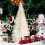 Mini Christmas Trees with Wooden Base 8 pcs 2