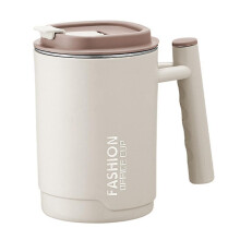 Mug isotherme de camping avec couvercle, gobelet de voyage à double paroi en acier inoxydable, thermos à café Outdoor SX