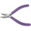 Pinze a molla Beadsmith con manico viola a punta curva 1