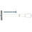 The Hillman Group 41985 Ancre à bascule, 1/4", Argent, 2 pièces 1