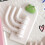 Beige wall key holder cartoon design 3.5x8 cm 5