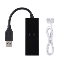USB Fax Modem 56K External for Windows 7/8/10/XP