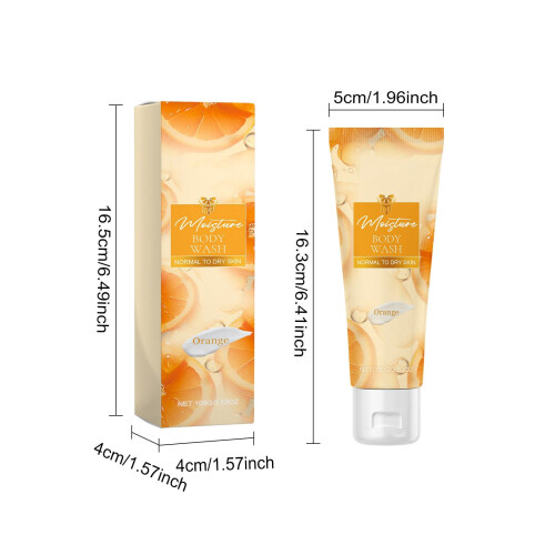 Feuchtigkeitsspendendes Duschgel mit Orangenduft, 2 Stück 1