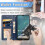 (Blue) Case for Nokia G50 Premium Pu Leather Flip Wallet Kickstand Protect... 4