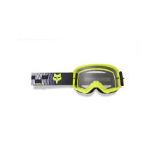 Fox Racing Unisex Main Maschera Motocross, Grigio/Giallo, Taglia Unica