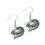 NFL Philadelphia Eagles Orecchini a Cuore Swirl 1