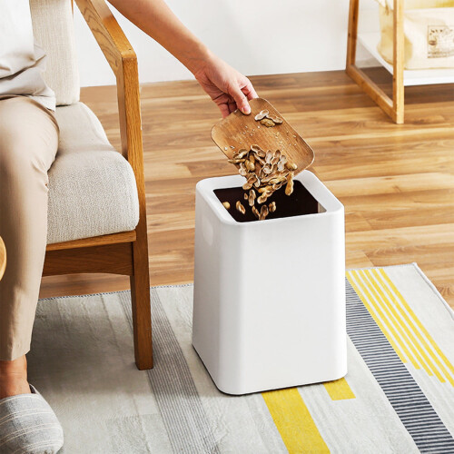 Xaoshaoyi double-layer wastebasket for bathroom office