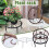 Metal Plant Stand Heavy Duty Rustproof Iron Round 1 Pack 3