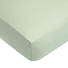 American Baby Company Supreme Fitted Crib Sheet 28" x 52", Zachte Neutrale 100% Katoen Celery