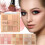 Paleta de Sombras Matte Nude Shimmer com 9 Cores 2