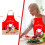 Christmas apron printed home decoration multi-size 1