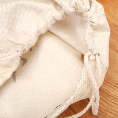 Linen Gift Bag Christmas Decor 1 Pack 2