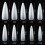 Acrylic Nail Forms Coffin Shape 500pcs 2