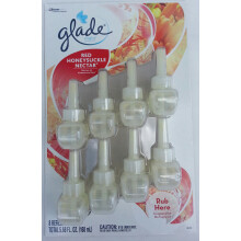 Glade PlugIns Geurige Olie ~ Rode Kamperfoelie Nectar 8 Pack Navullingen