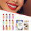 Mini-Lippenstift-Set, Samt, langanhaltend, 16 Farben, 32 Stück 4